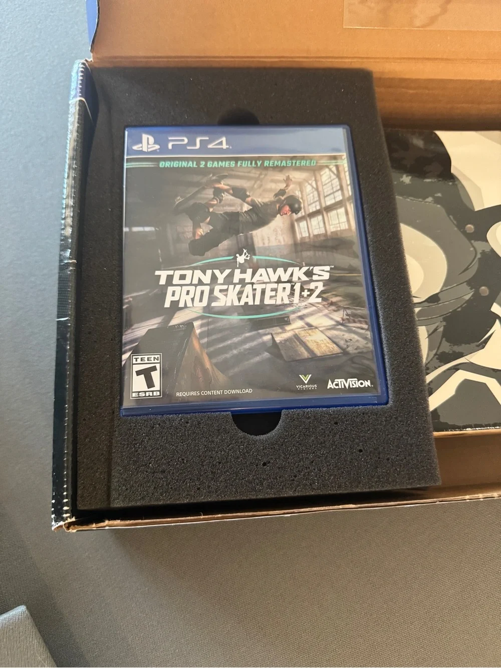 Tony Hawk Collector's Edition Box in Black and Teal Accents